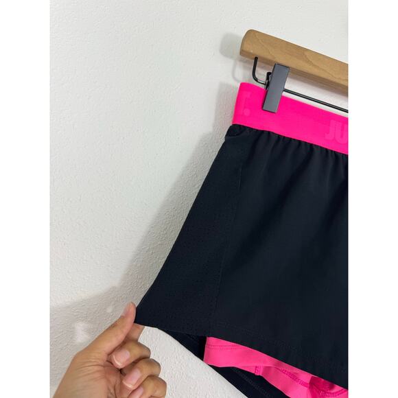Nike Dri-FIT Just Do It Running Shorts Black Pink Size XS - Picture 3 of 7